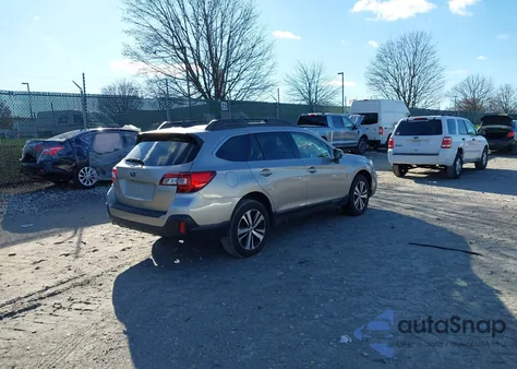 2018 Subaru Outback 2.5I Limited из США, поврежденный, VIN 4S4BSANCXJ3360450